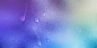 蓝紫色抽象玻璃渐变水滴磨砂玻璃展板磨砂玻璃背景